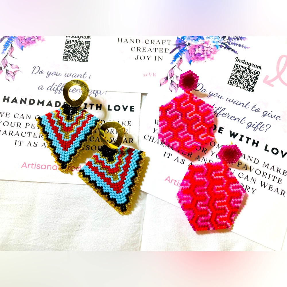 X2 Earrings miyuki delica 11/0 2023🔥